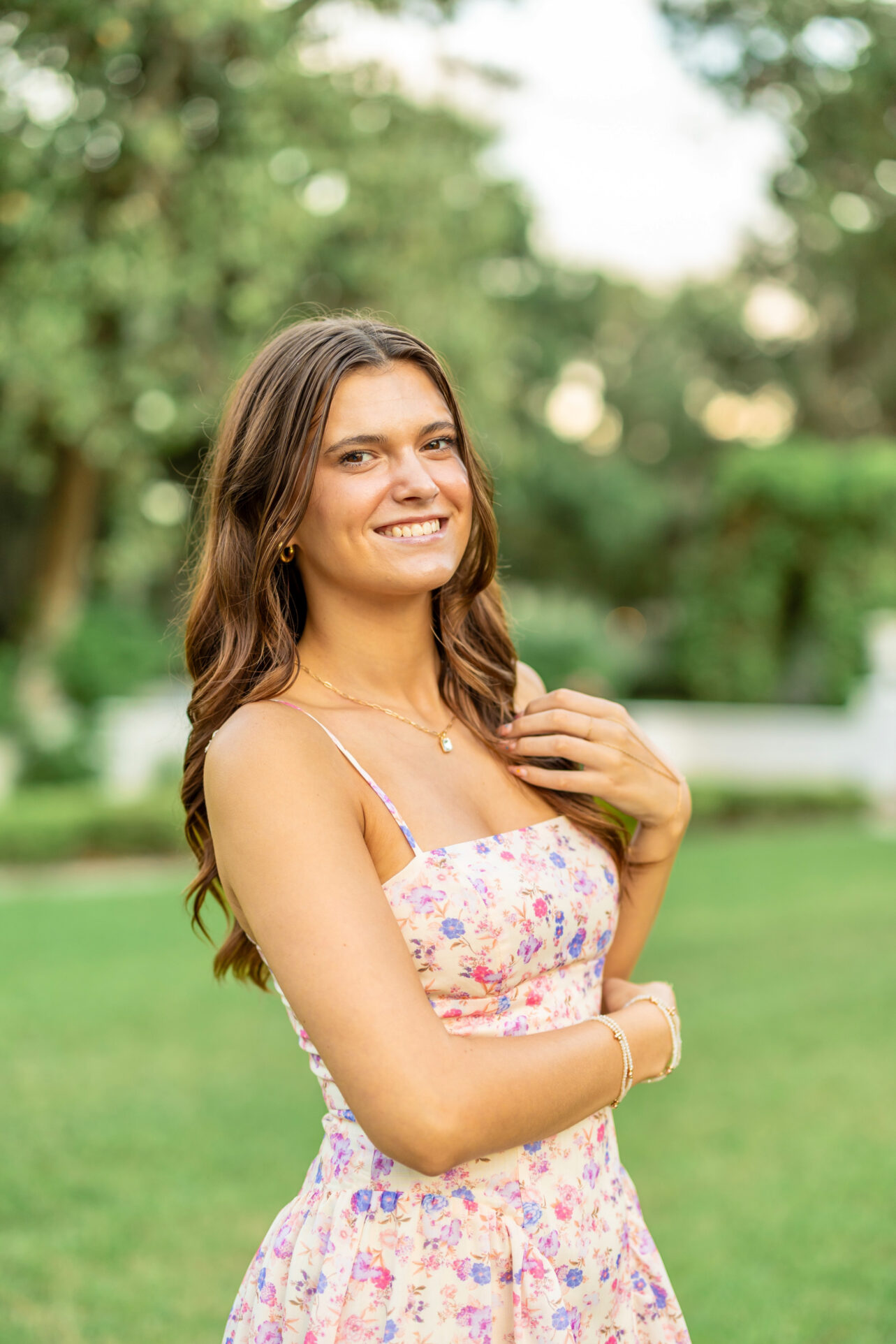 Girl in Jekyll Island for Senior Photoshoot