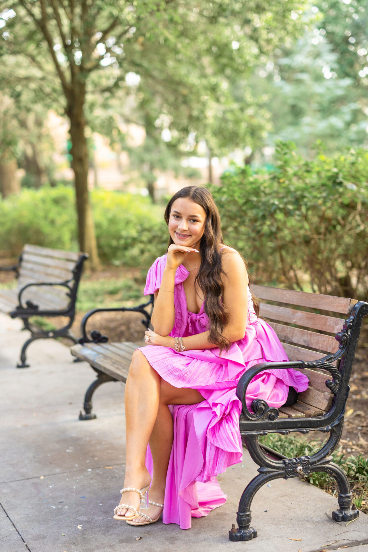 Annabell's Forsyth Park Senior Style Portraits  